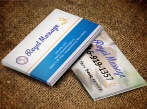 Business Card Design by Lanka Ama for Royal Massage | Design: #8463137