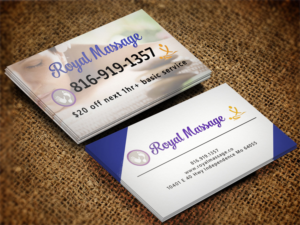 Diseño de Tarjeta de Presentación por Lanka Ama para Royal Massage | Diseño: #8463143