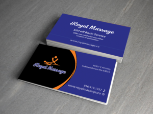 Business Card Design by Creations Box 2015 for Royal Massage | Design: #10155644