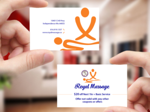 Diseño de Tarjeta de Presentación por Creations Box 2015 para Royal Massage | Diseño: #8462572