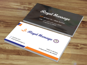 Diseño de Tarjeta de Presentación por Creations Box 2015 para Royal Massage | Diseño: #8462574