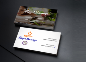 Diseño de Tarjeta de Presentación por Creations Box 2015 para Royal Massage | Diseño: #8462583