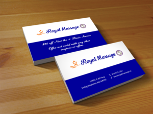 Diseño de Tarjeta de Presentación por Creations Box 2015 para Royal Massage | Diseño: #8462608
