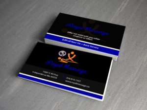 Diseño de Tarjeta de Presentación por Creations Box 2015 para Royal Massage | Diseño: #8462609