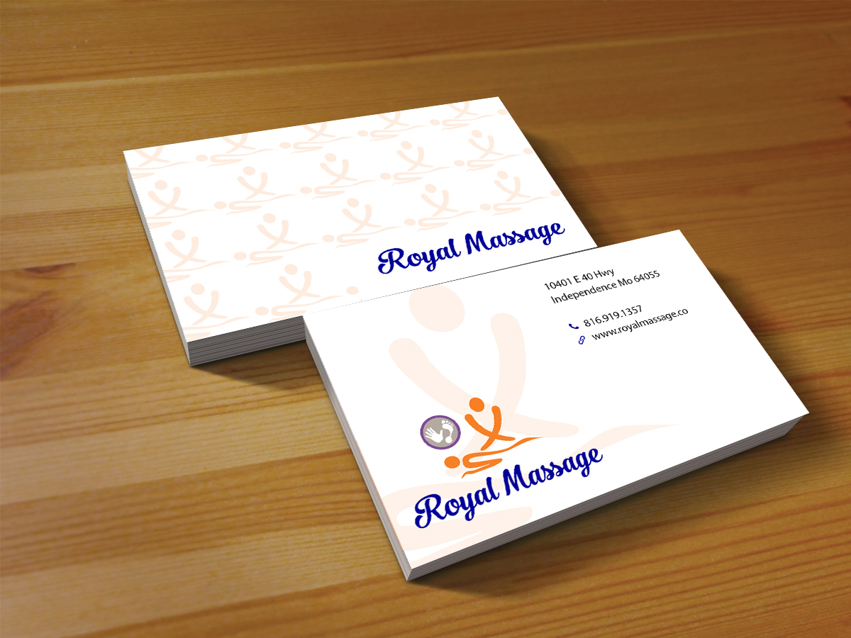 Diseño de Tarjeta de Presentación por Creations Box 2015 para Royal Massage | Diseño #8462615
