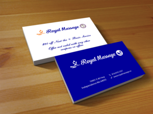 Business Card Design by Creations Box 2015 for Royal Massage | Design: #8462619