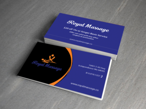 Business Card Design by Creations Box 2015 for Royal Massage | Design: #9186187