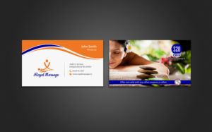 Business Card Design by chandrayaan.creative for Royal Massage | Design: #8460901