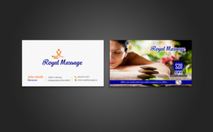 Diseño de Tarjeta de Presentación por chandrayaan.creative para Royal Massage | Diseño: #8473428