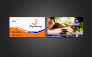 Diseño de Tarjeta de Presentación por chandrayaan.creative para Royal Massage | Diseño: #8521172