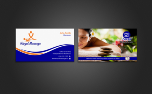 Diseño de Tarjeta de Presentación por chandrayaan.creative para Royal Massage | Diseño: #8521173