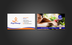 Diseño de Tarjeta de Presentación por chandrayaan.creative para Royal Massage | Diseño: #8521190