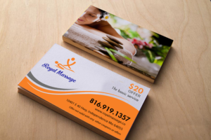 Diseño de Tarjeta de Presentación por chandrayaan.creative para Royal Massage | Diseño: #9165941