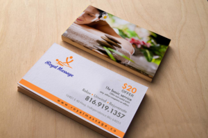 Diseño de Tarjeta de Presentación por chandrayaan.creative para Royal Massage | Diseño: #9166171