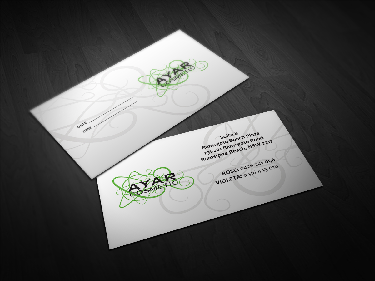 Design de Carte de Visite par Cyanide Design pour THE TRUSTEE FOR AYAR DENTAL PRACTICE FAMILY TRUST | Design #1995116