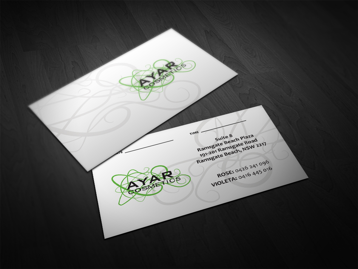 Business Card Design by Cyanide Design for THE TRUSTEE FOR AYAR DENTAL PRACTICE FAMILY TRUST | Design #1995426