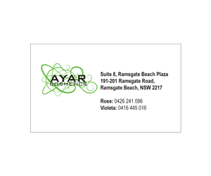 Design de Carte de Visite par irmige pour THE TRUSTEE FOR AYAR DENTAL PRACTICE FAMILY TRUST | Design : #1993101