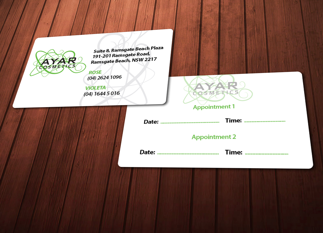 Business Card Design by Chere for THE TRUSTEE FOR AYAR DENTAL PRACTICE FAMILY TRUST | Design #1994424