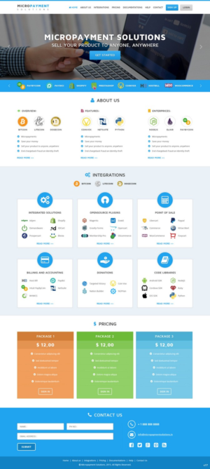 Micropayment solution needs a Wordpress Design