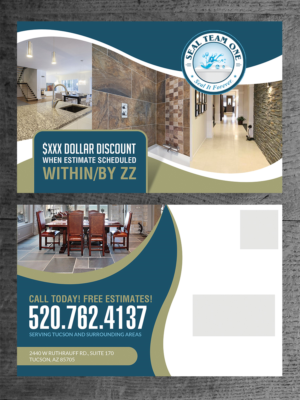 Postcard Design by debdesign for Seal Team One Tucson | Design: #8462561
