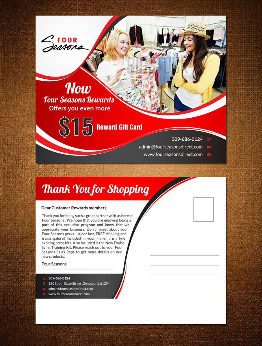 Postcard Design by debdesign for this project | Design #8459196