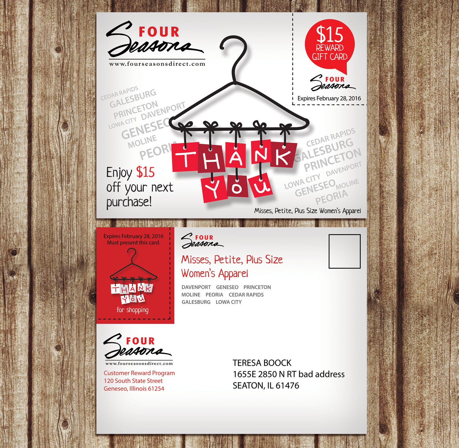 Postcard Design by Victor_pro for this project | Design #8486049