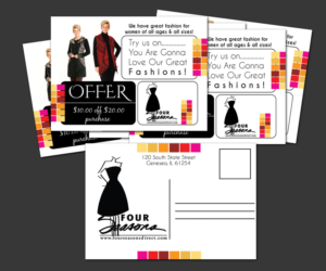 New Customers - Women's Apparel Postcard | Postkarten-Design von JK18