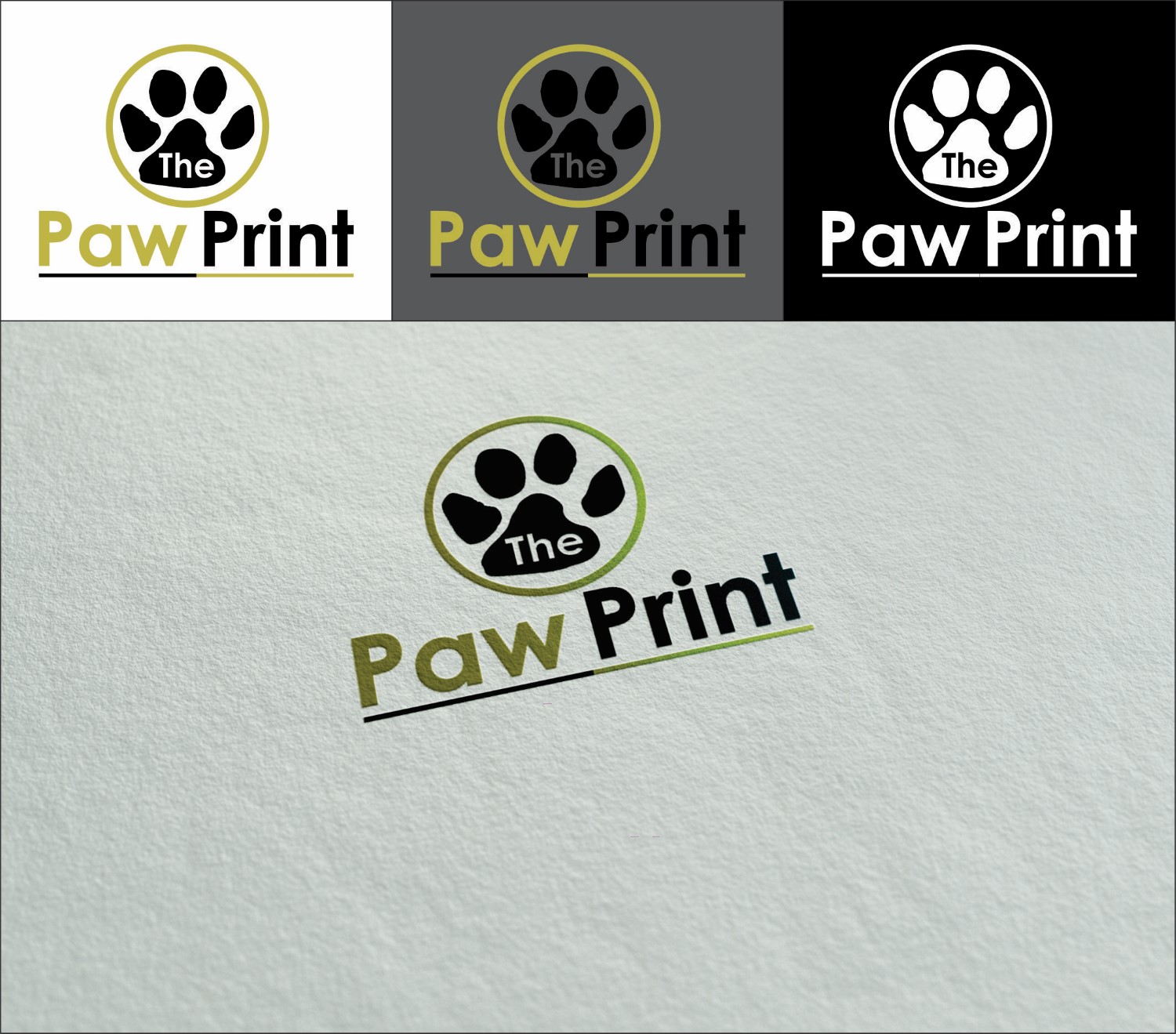 Logo Design by DG for The Paw Print | Design #9200854