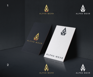 Alpha Wear | Logo Design by Vetroff