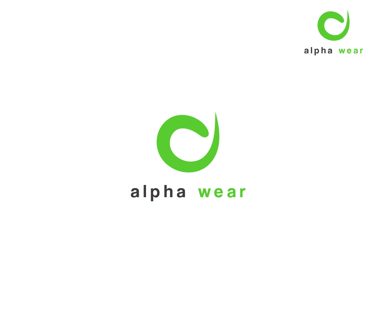 Logo Design by DEZIGN RABBIT for Alpha Wear Inc. | Design #9207380