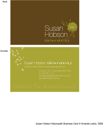 Stationery Design by Amanda Leahy for Susan Hobson | Design #17031