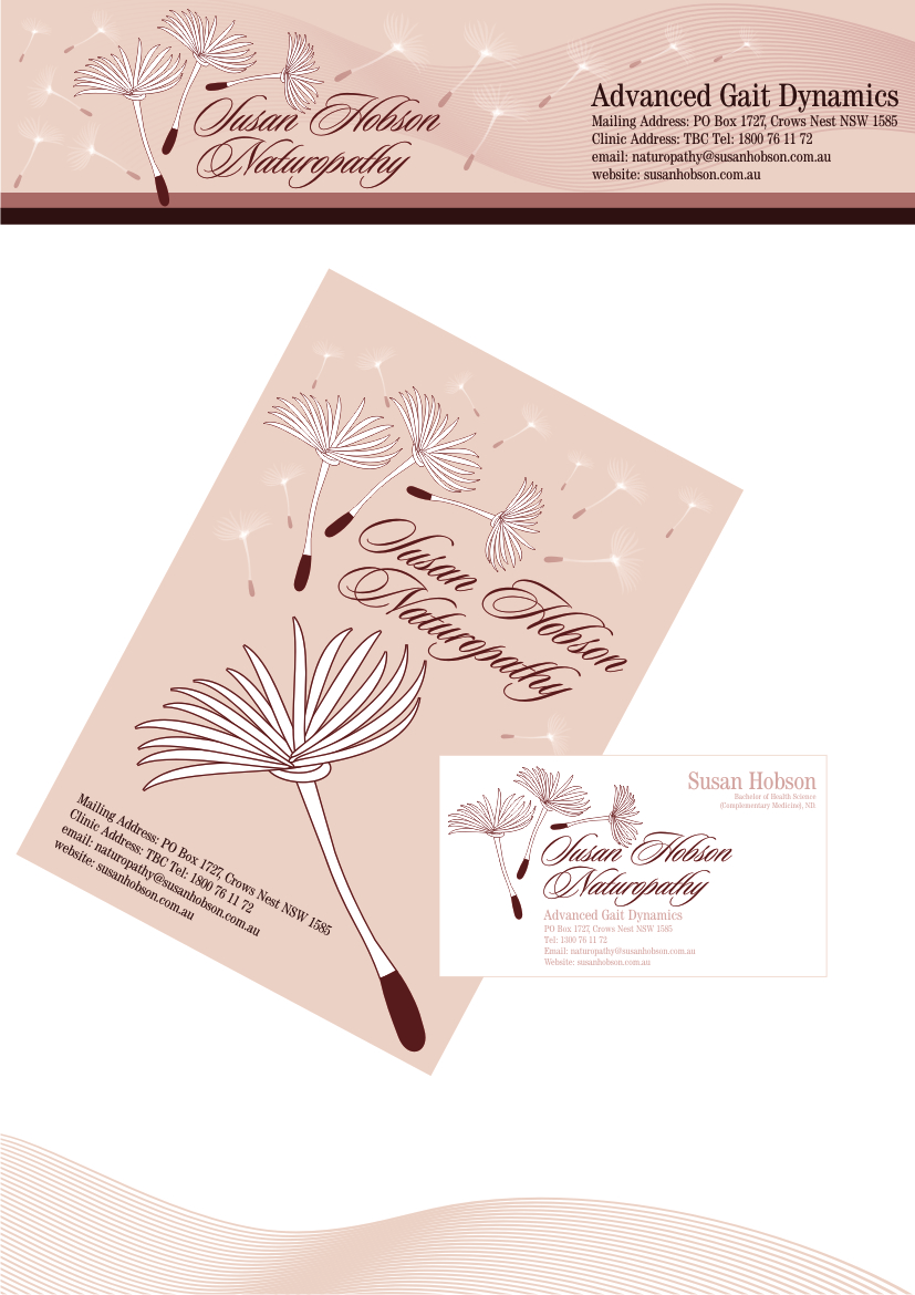 Schreibwaren-Design von Ramil Baylon Designs für Susan Hobson | Design #14672