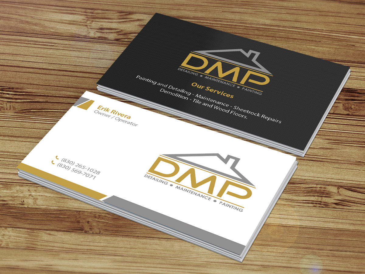 Business Card Design by Creations Box 2015 for D.M.P Services | Design #8475299