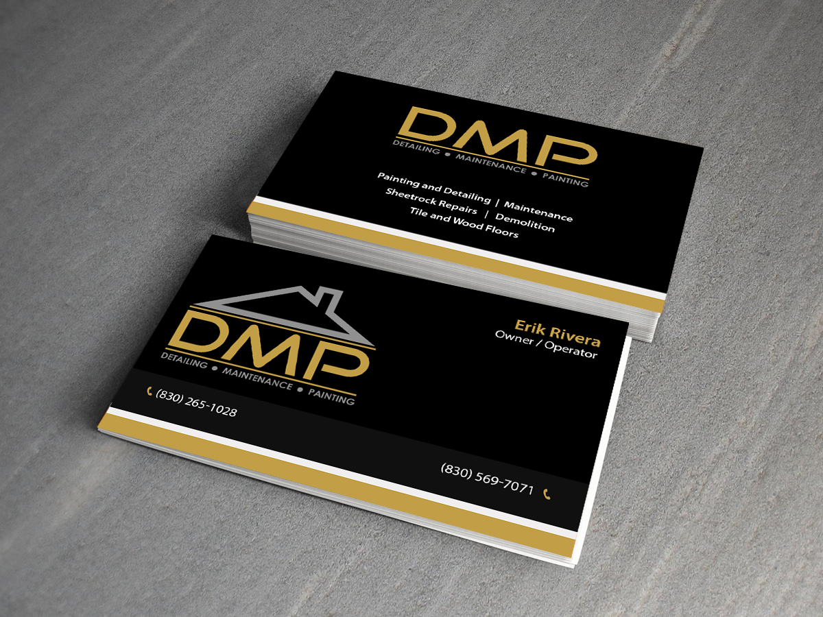 Business Card Design by Creations Box 2015 for D.M.P Services | Design: #8475310