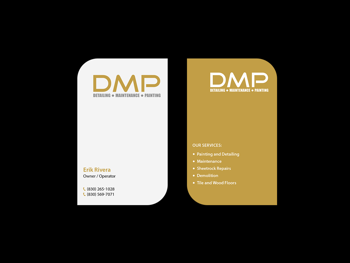 Business Card Design by Creations Box 2015 for D.M.P Services | Design #8475319