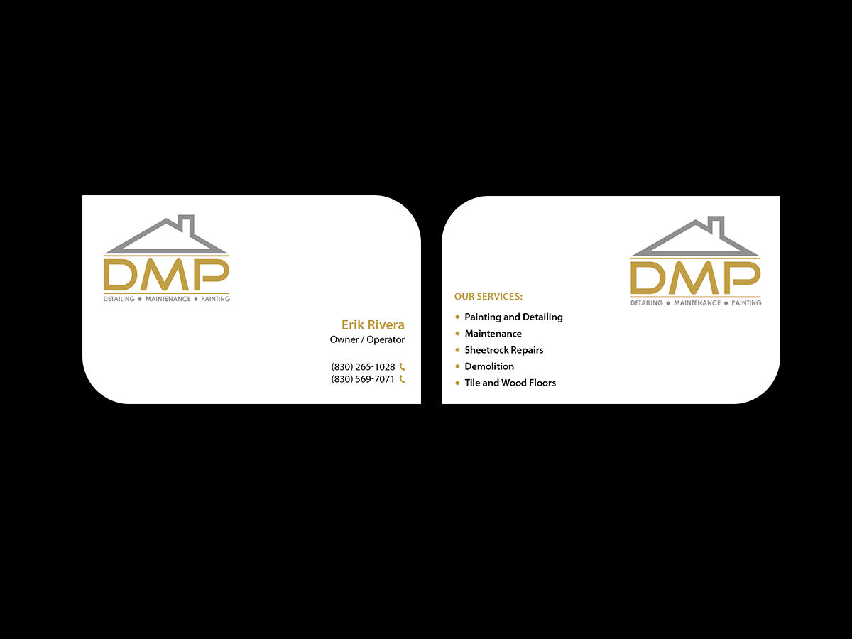 Business Card Design by Creations Box 2015 for D.M.P Services | Design #8475321