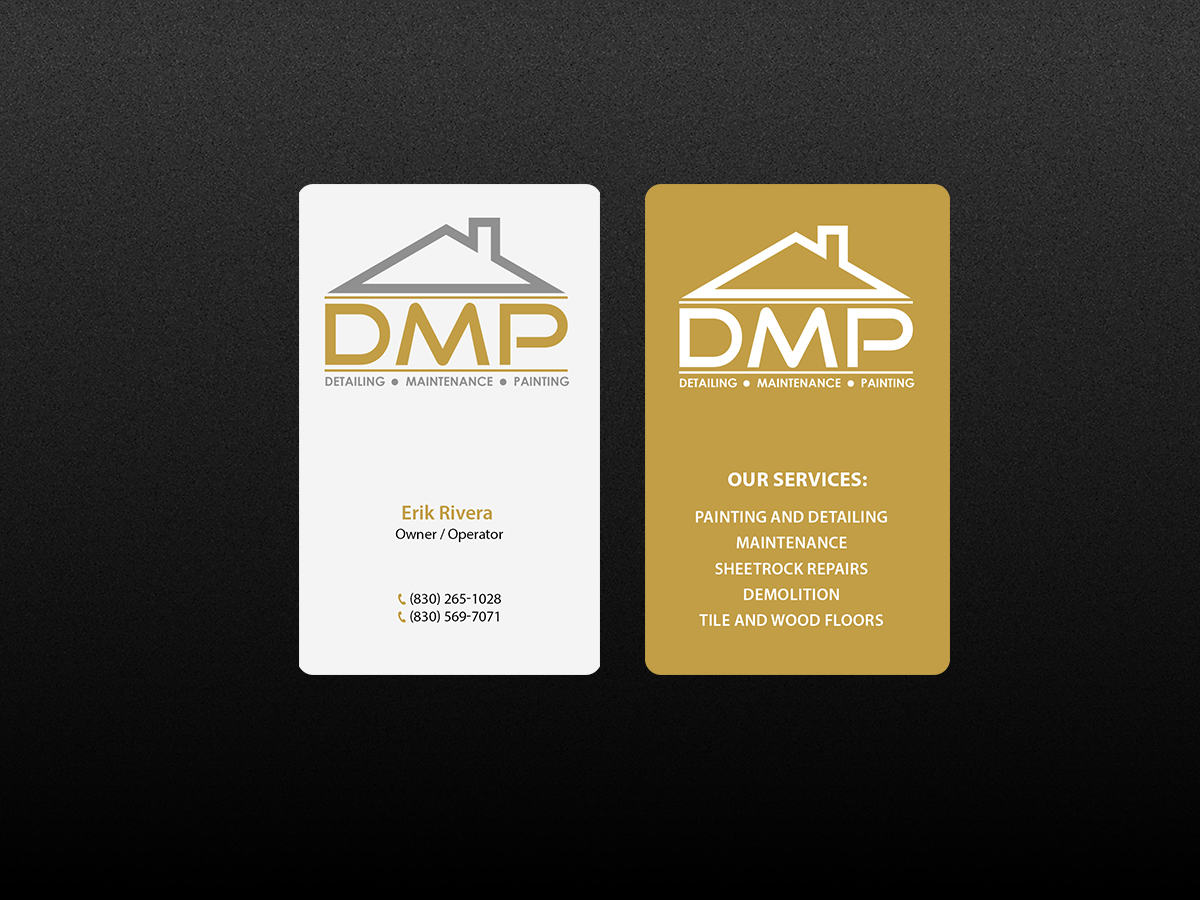Business Card Design by Creations Box 2015 for D.M.P Services | Design #8475388