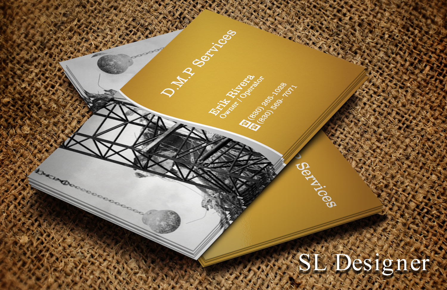 Business Card Design by SL Designer for D.M.P Services | Design #8476039