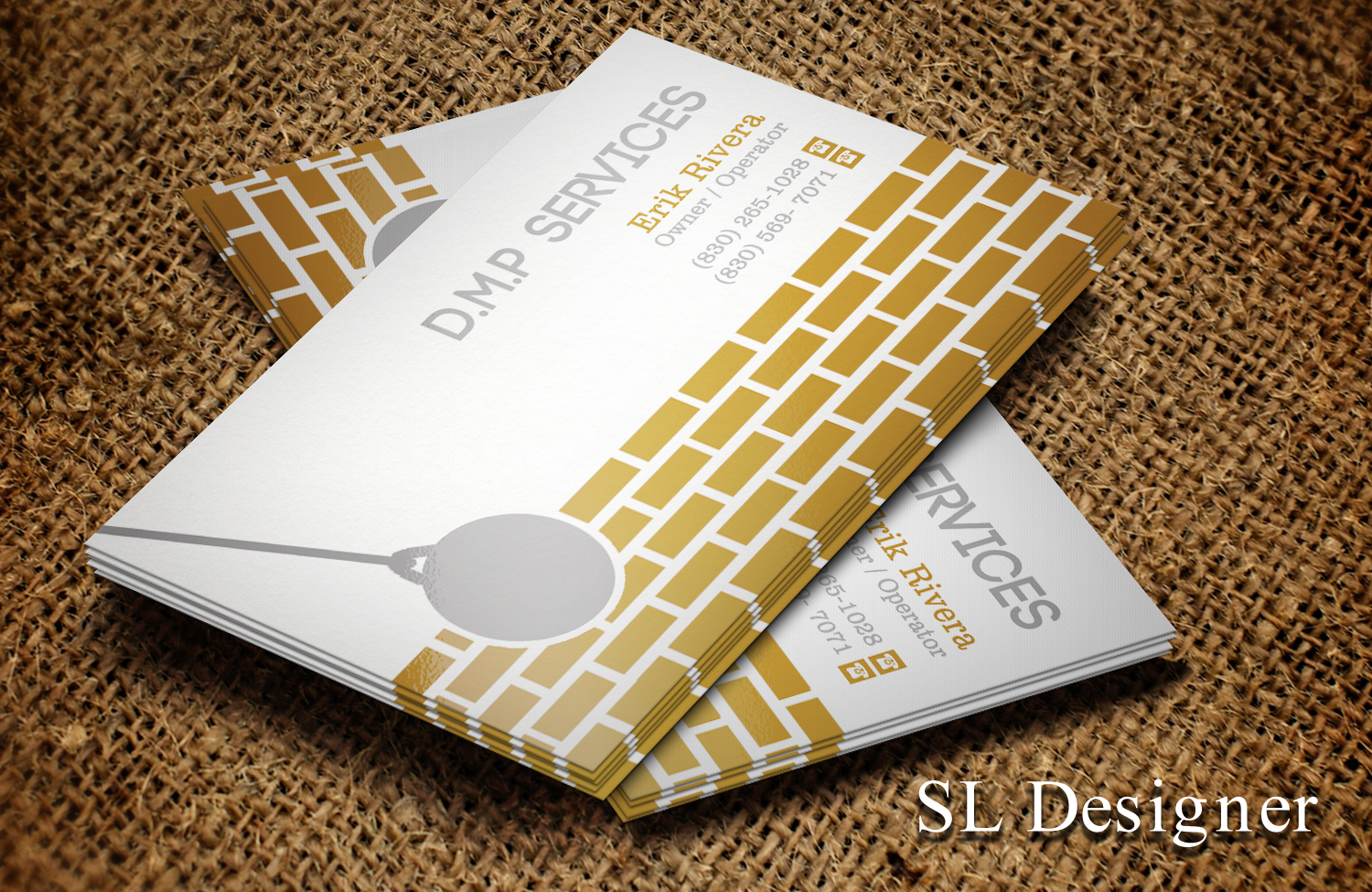 Design de Carte de Visite par SL Designer pour D.M.P Services | Design #8476040