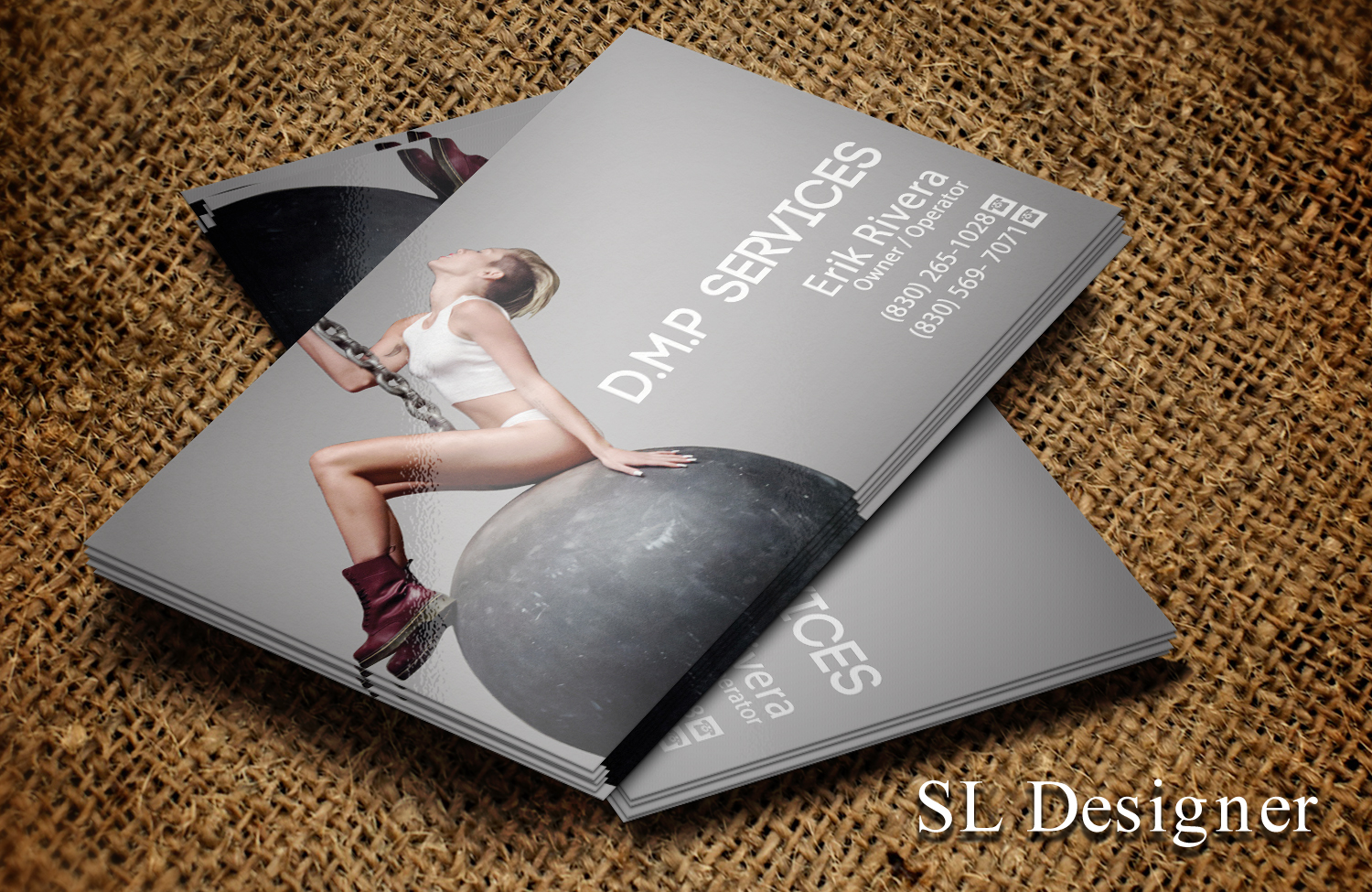 Business Card Design by SL Designer for D.M.P Services | Design #8476042