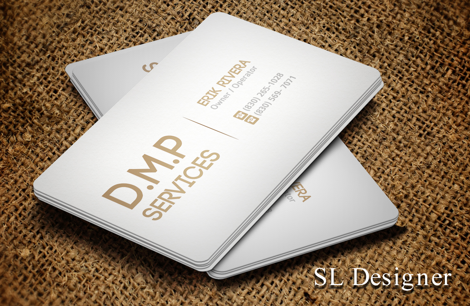 Design de Carte de Visite par SL Designer pour D.M.P Services | Design #8476044