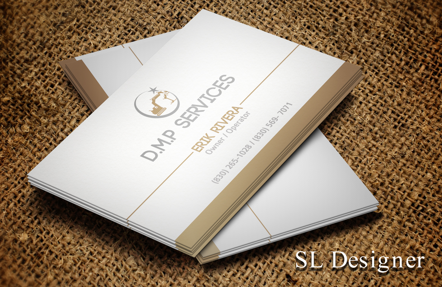 Business Card Design by SL Designer for D.M.P Services | Design #8476051