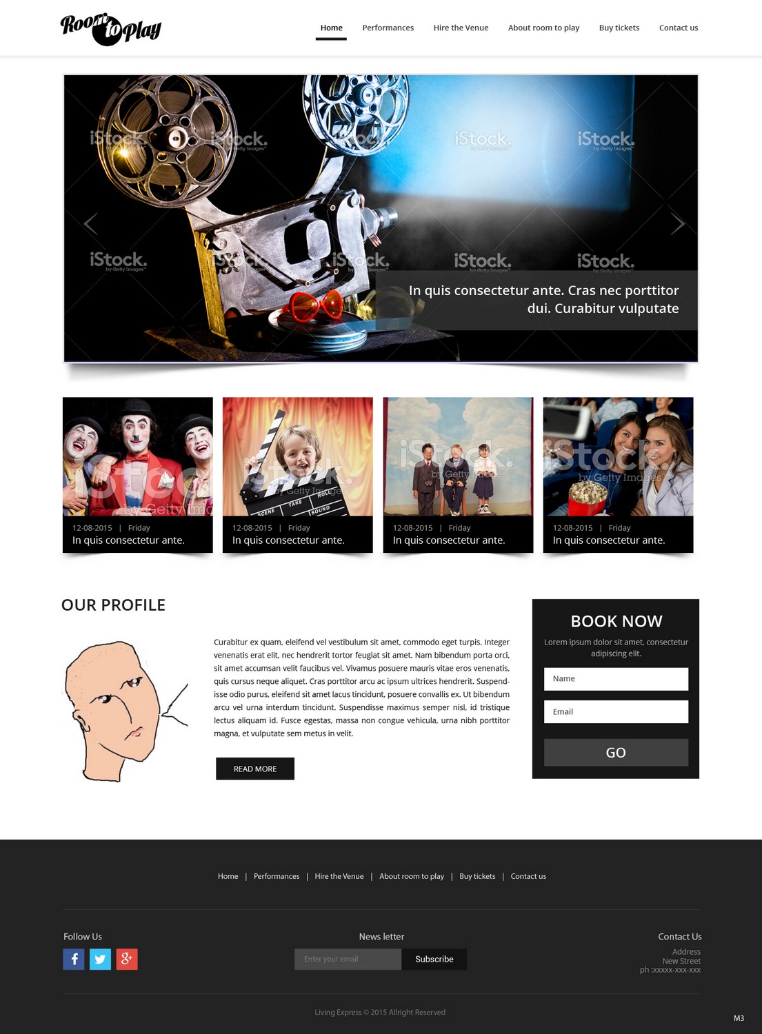 Web-Design von pb für room to play | Design #8486932