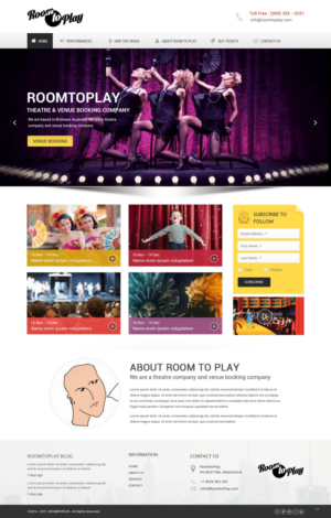 Web Design by pb for room to play | Design: #8496531