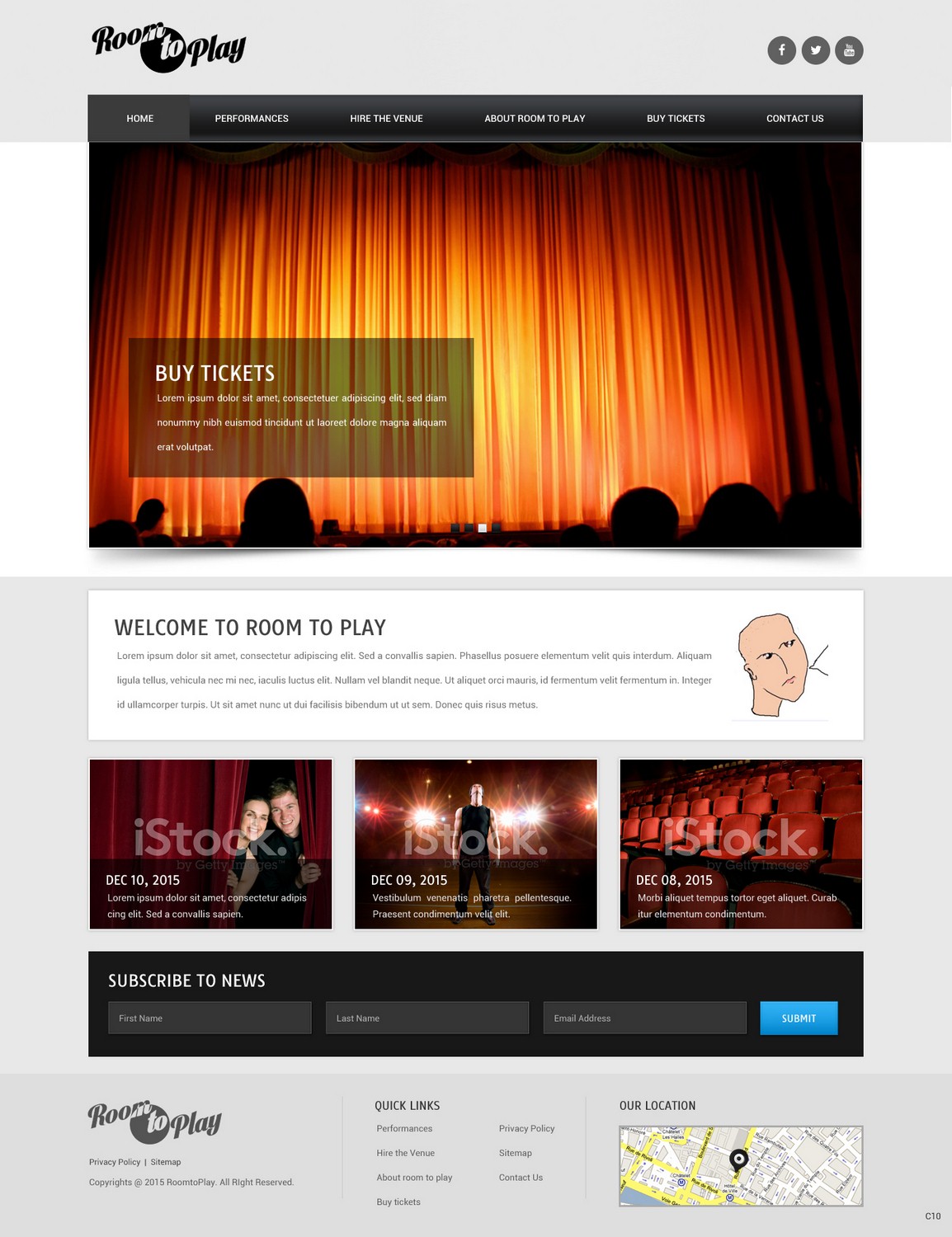 Web-Design von pb für room to play | Design #8496532