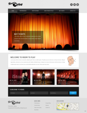 Web Design by pb for room to play | Design: #8496532