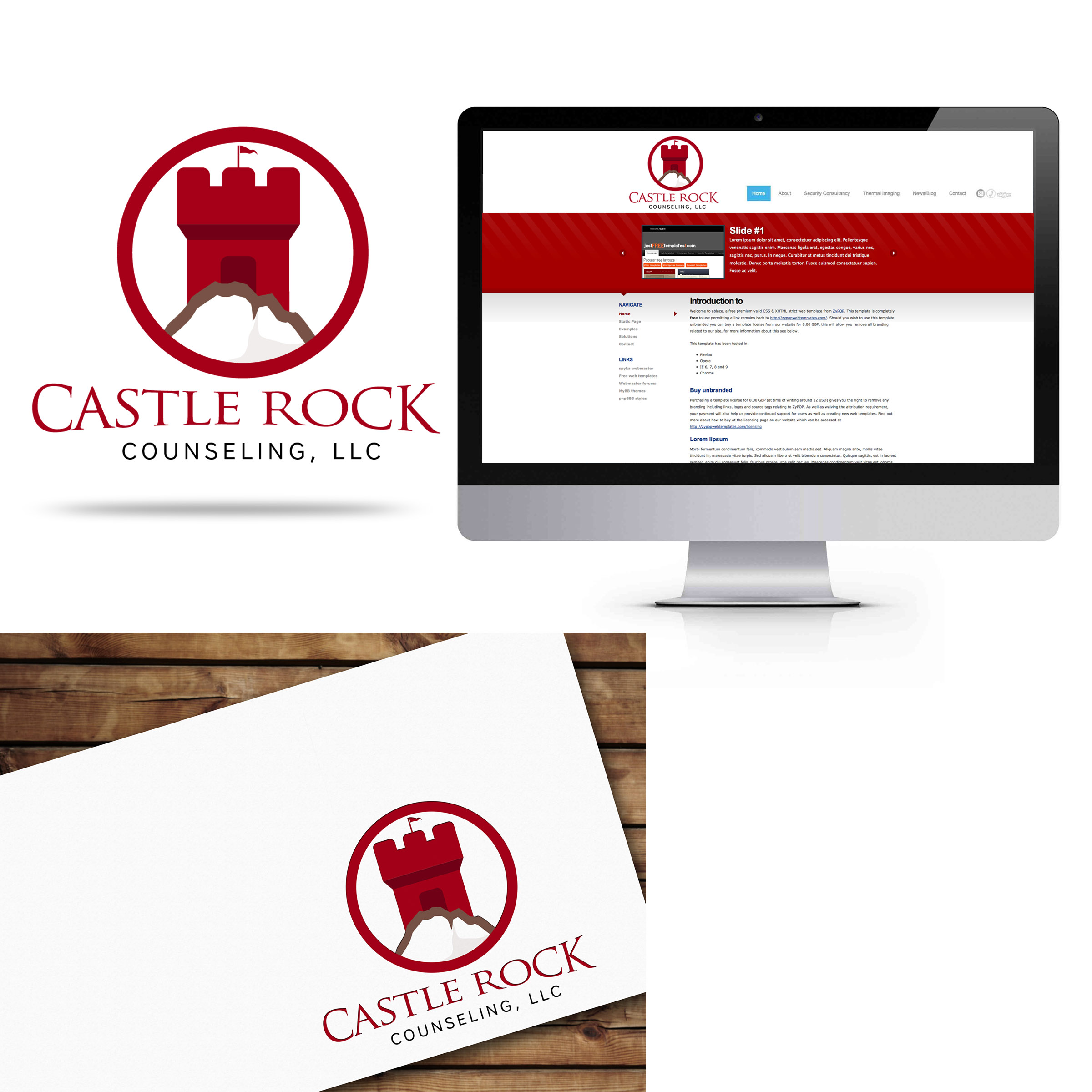 Logo-Design von Brandcrate für Castle Rock Counseling, LLC | Design #8459136
