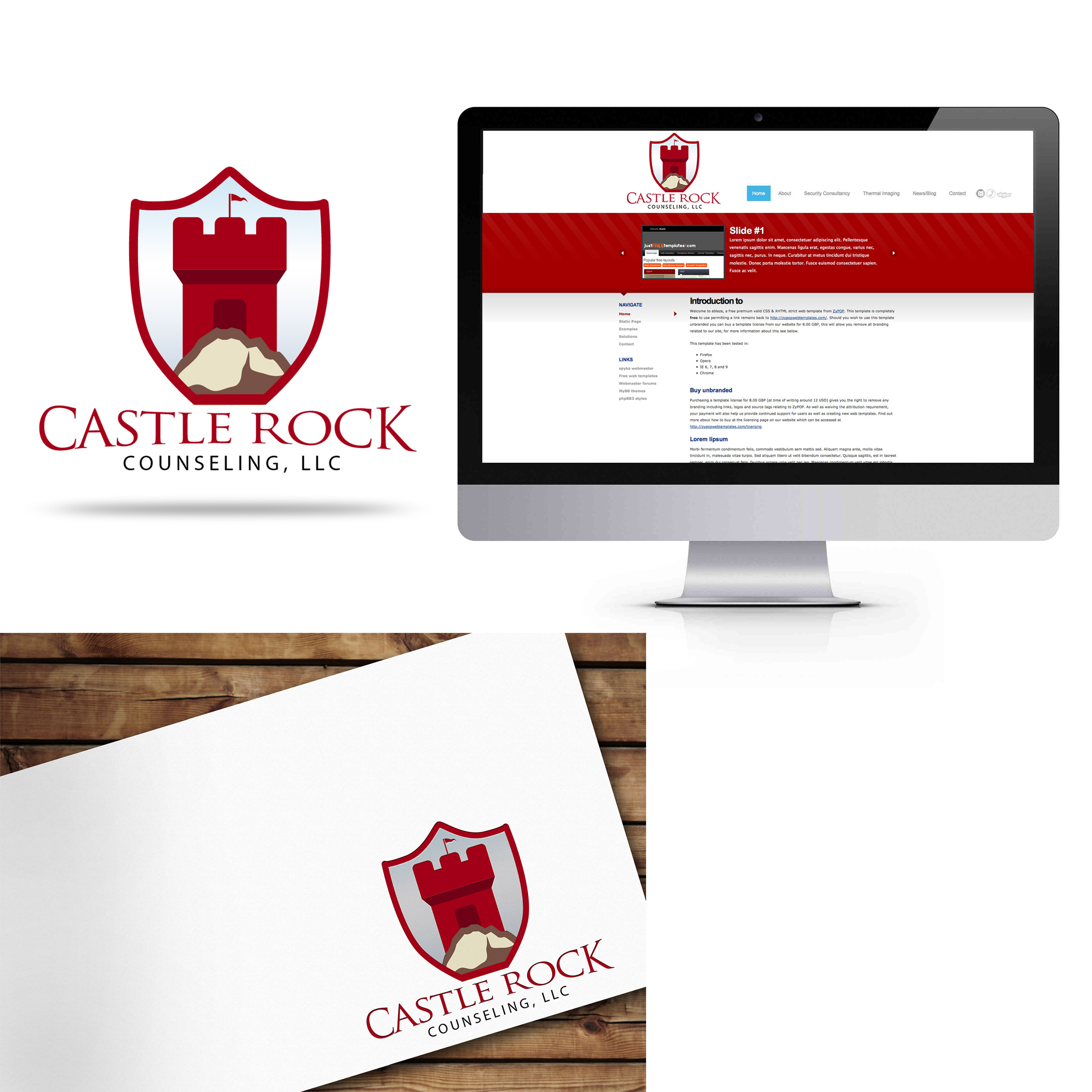 Diseño de Logo por Brandcrate para Castle Rock Counseling, LLC | Diseño #8459137