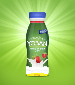 Yoghurt drink 300 ml bottle for Australian Market | Diseño de Empaque por Soluciones Creativas