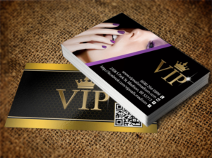 Visitenkarten-Design von Lanka Ama für VIP Nails & Spa | Design: #8502954